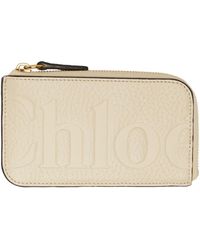 Chloé - Grained Calfskin Zip Purse - Lyst