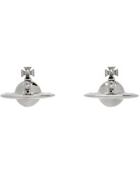 Vivienne Westwood - Solid Orb Earrings - Lyst