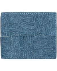 Bottega Veneta - ブルー Cassette 二つ折り財布 - Lyst