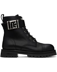Balmain - Charlie Leather Ranger Boots - Lyst