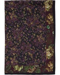 Dries Van Noten - Burgundy Flara Scarf - Lyst