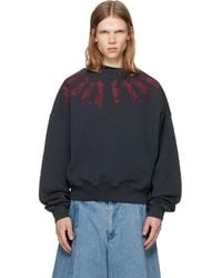 Palm Angels - Big Neck Logo Loose Sweatshirt - Lyst
