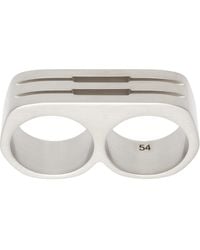 Rick Owens - Double Grill Ring - Lyst