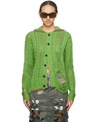 ANDERSSON BELL - Cardigan sauvage vert - Lyst
