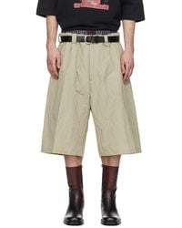 Willy Chavarria - Khaki Toluca Shorts - Lyst