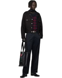 Ernest W. Baker Rose Buckle Belt in Black for Men | Lyst