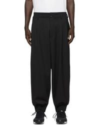 Y-3 Black Cuffed Trousers
