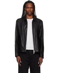HUGO - Regular-Fit Nappa Leather Jacket - Lyst