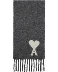 Ami Paris - Oversized Ami De Coeur Scarf - Lyst