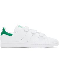 stan smith velcro all white