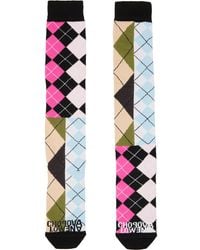 Chopova Lowena - Argyle Long Socks - Lyst