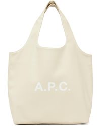 A.P.C. - Off- Ninon Tote - Lyst