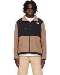 The North Face - Blouson Rétro Denali Brun Et Noir - Lyst