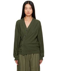 Lemaire - Relaxed Twisted Cardigan - Lyst