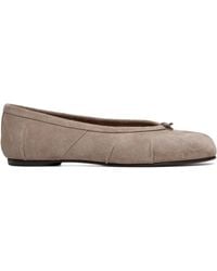 Maison Margiela - Taupe Tabi New Ballerina Flats - Lyst