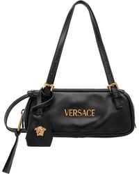 Versace - Tag' Nappa Bowling Mini Bag - Lyst