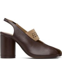 MM6 by Maison Margiela - Anatomic Numeric Slingback Heels - Lyst