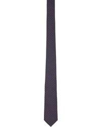 Balenciaga - Burgundy & Dots Jacquard Tie - Lyst