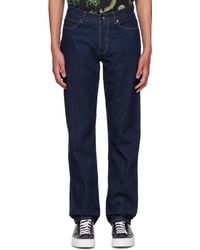 Sunspel - Navy Regular-fit Jeans - Lyst