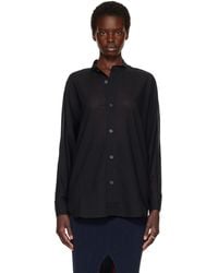Issey Miyake - Sheer Wool Shirt - Lyst