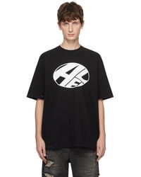 Adererror - T-shirt noir à logo imprimé - Lyst