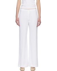 Leset - Pointelle Boxer Lounge Pants - Lyst