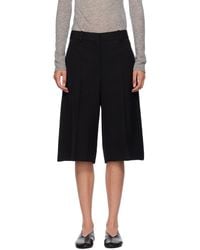 Jil Sander - Viscose Silk Blend Straight Shorts - Lyst