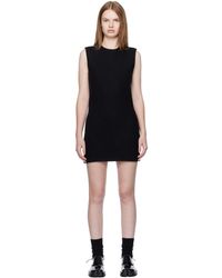 Rier - Robe Courte Noire - Lyst