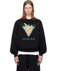 CASABLANCA - Tennis Club Icon Pyramid Abduction Sweatshirt - Lyst