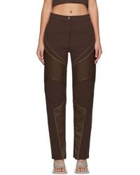 Paris Georgia Basics - Motorbike Faux-Leather Trousers - Lyst