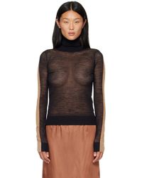 MM6 by Maison Margiela - Front Back Pullover Turtleneck - Lyst