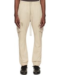 Rick Owens - Temple Mastodon Cargo Leather Pants - Lyst