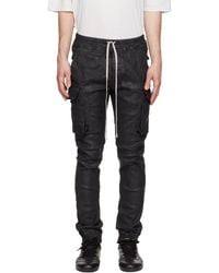 Rick Owens - Temple Mastodon Cut Denim Cargo Pants - Lyst