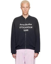 Acne Studios - Washed Zip-Up Cardigan - Lyst
