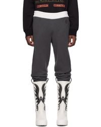 Bally - Pantalon De Détente Gris À Logo Brodé - Lyst