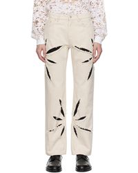Kusikohc - Off- Origami Cut-Out Jeans - Lyst