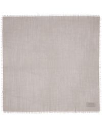 Rier - Taupe Wool Gaze Scarf - Lyst