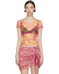 Priscavera - Ssense Exclusive Nylon T-shirt - Lyst
