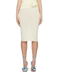 Magda Butrym - Floral Decal Skirt - Lyst