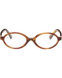 Miu Miu - 'Breaking The Rules' Oval Glasses - Lyst