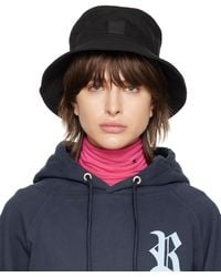 Raf Simons - Black Patch Bucket Hat - Lyst