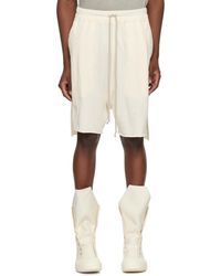 Rick Owens - Off- Champion Edition Beveled Pods Shorts - Lyst