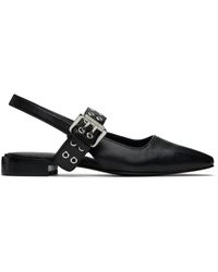 Rag & Bone - Astra Leather Slingback Slippers - Lyst