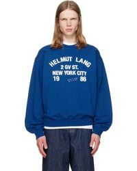 Helmut Lang - Varsity Crew Sweatshirt - Lyst