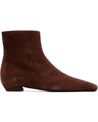 Proenza Schouler - Trap Flat Ankle Boots - Lyst