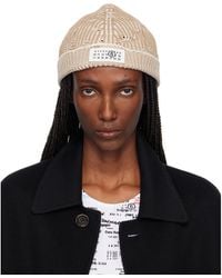 MM6 by Maison Margiela - Amended Optical Ribs Beanie - Lyst