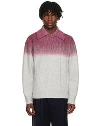 Adererror - Pink & Gray Gradient Polo - Lyst