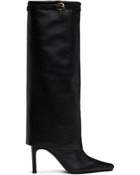 STAUD - Wally Foldover High Heel Tall Boots - Lyst