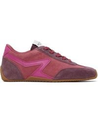 Rag & Bone - Suede Ultra Slim Retro Runner Sneakers - Lyst
