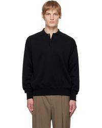 AURALEE - Smooth Soft Sweat Polo - Lyst